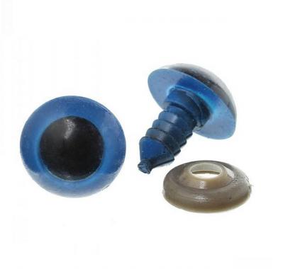 Očíčka plastové 12 mm - modré