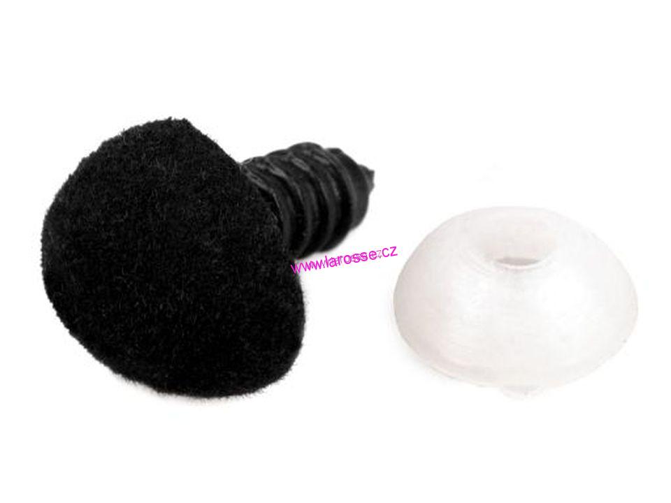 Sametový nosánek 20 mm - šedý