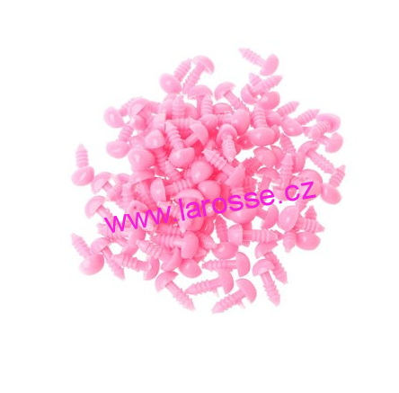 Plastový čumáček 10 x 11 mm - růžový