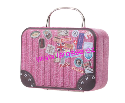 Mini kufřík - růžový