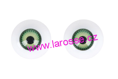 Oči nalepovací kulaté 12 mm - zelené