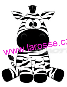 Nažehlovací obrázek - zebra