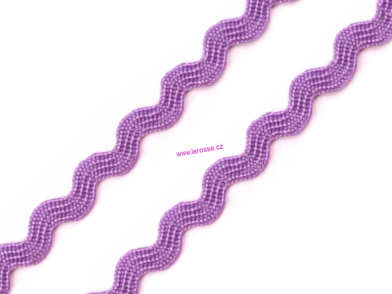 Prýmek - hadovka šíře 4 mm - fialový