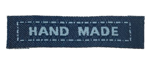 Nášivka Handmade - modrá
