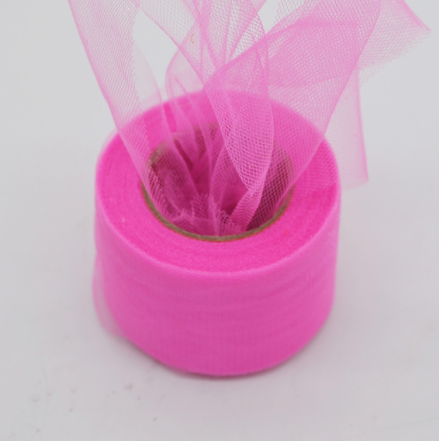 tyl  5 cm - pink