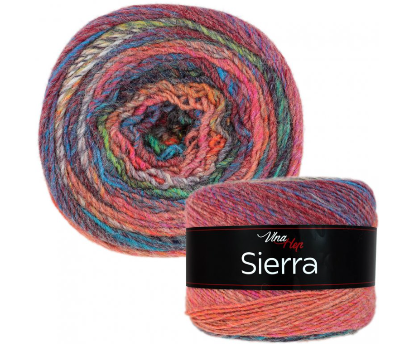 Sierra 7204 - červeno - barevná