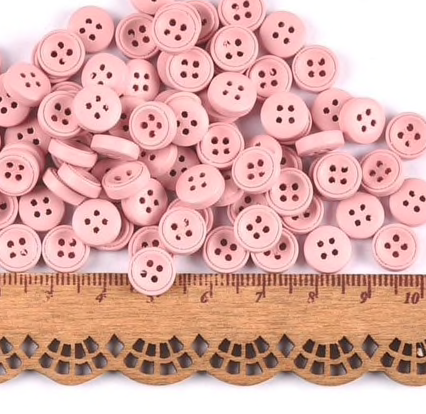 Mini knoflíček - růžové