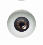 Oči nalepovací kulaté 15 mm - čoko hnědé