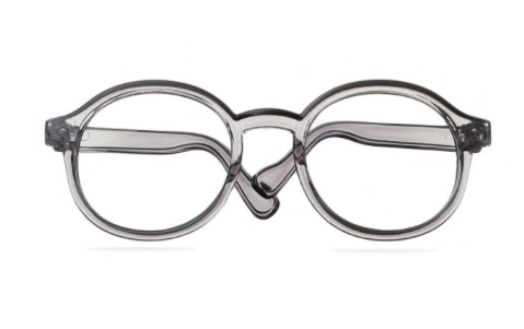 Brýle pro medvídky, panenky - průhledné šedé