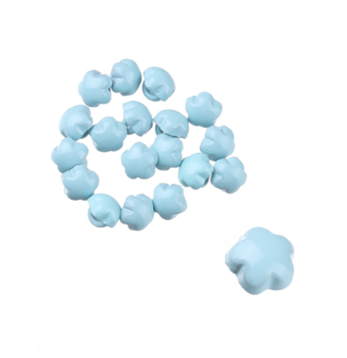 Mini knoflíček  - 4 mm - modrý