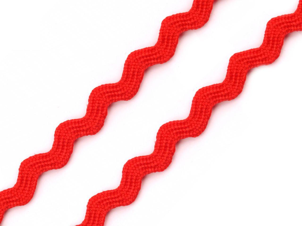 Prýmek - hadovka šíře 4 mm - červený